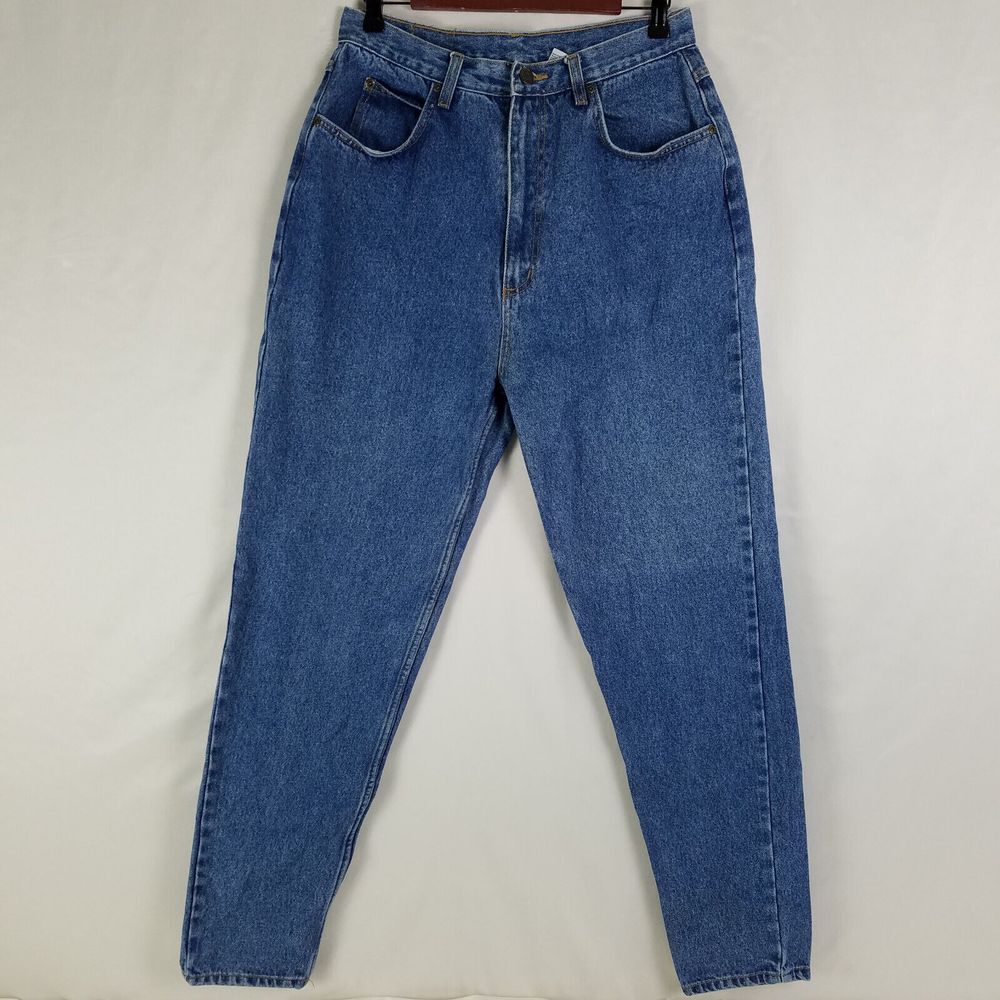 Open Trails Jeans Womens‎ 16 Blue Long High Rise Mom Medium Wash Denim W29xL30.5